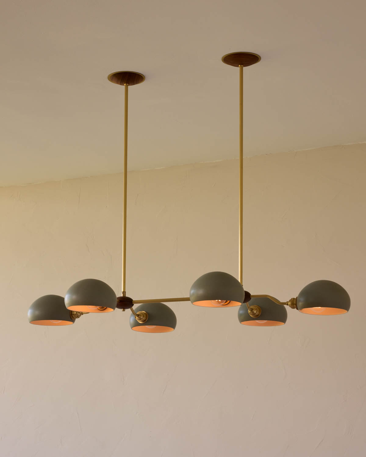 #shade-color_olivine #Metal-+-Wood-Finish_Satin Brass / Black Walnut