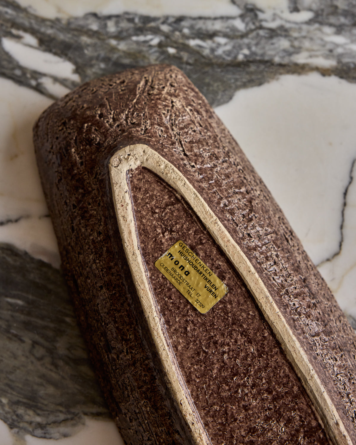 Red Glaze Ceramic Notched Dish