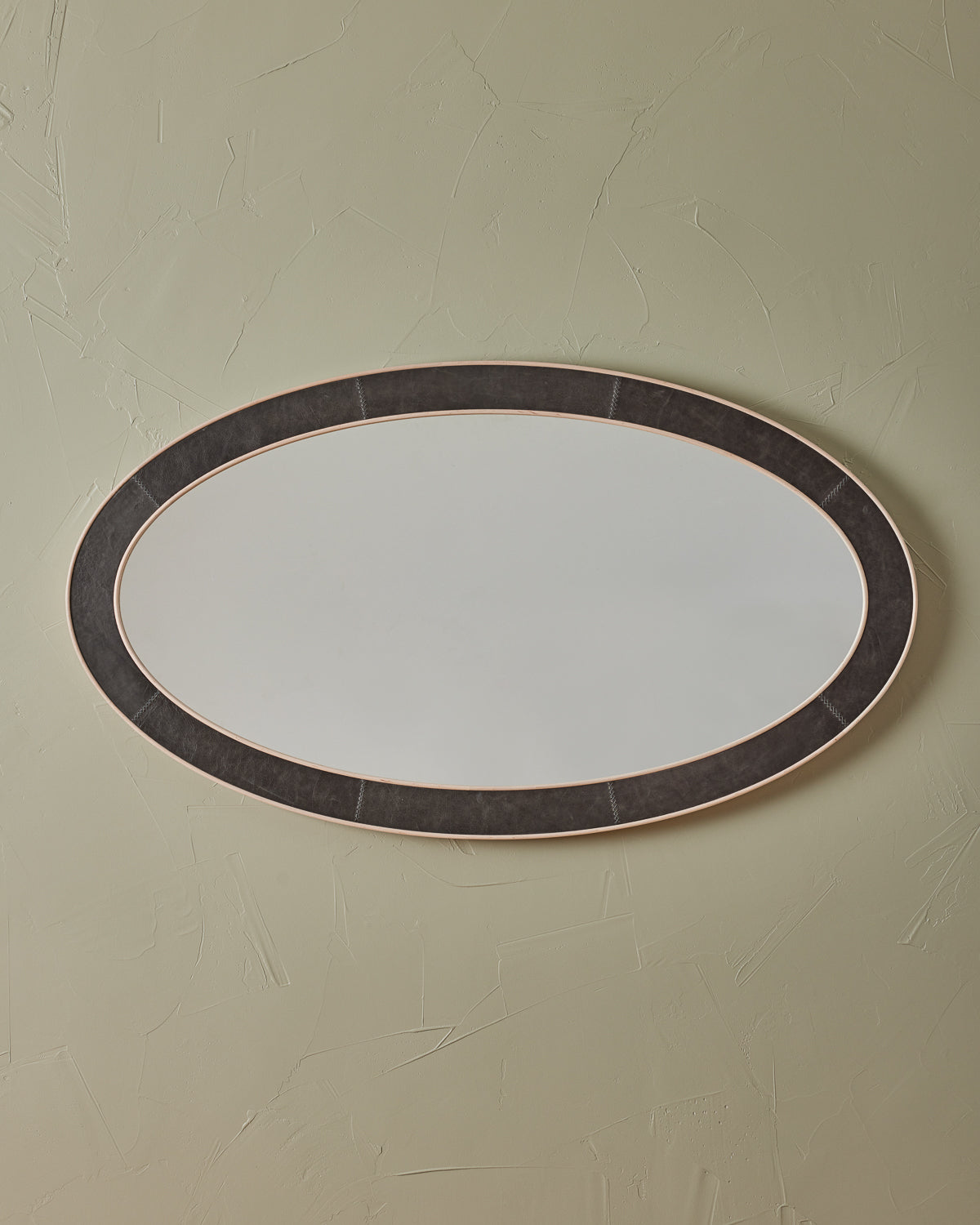 Norse Oval Mirror - Cinder