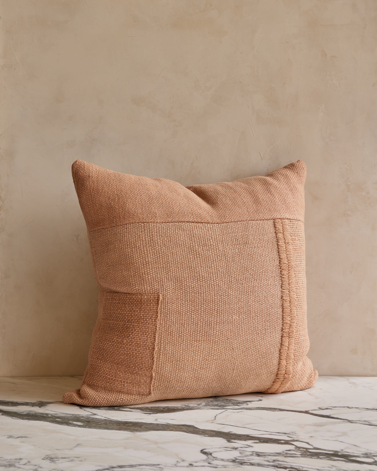 Makun Pillow - Patchwork Elm Bark