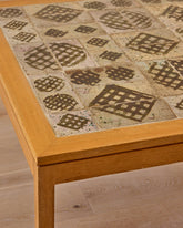 Danish Stoneware Tile Coffee Table by Tue Poulsen