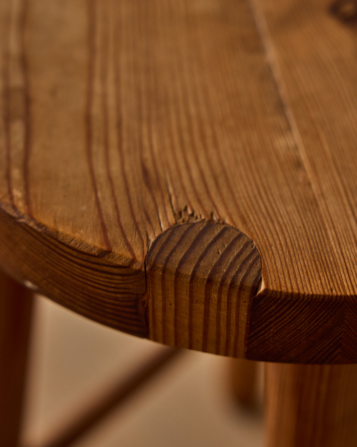 Solid Wooden Stool