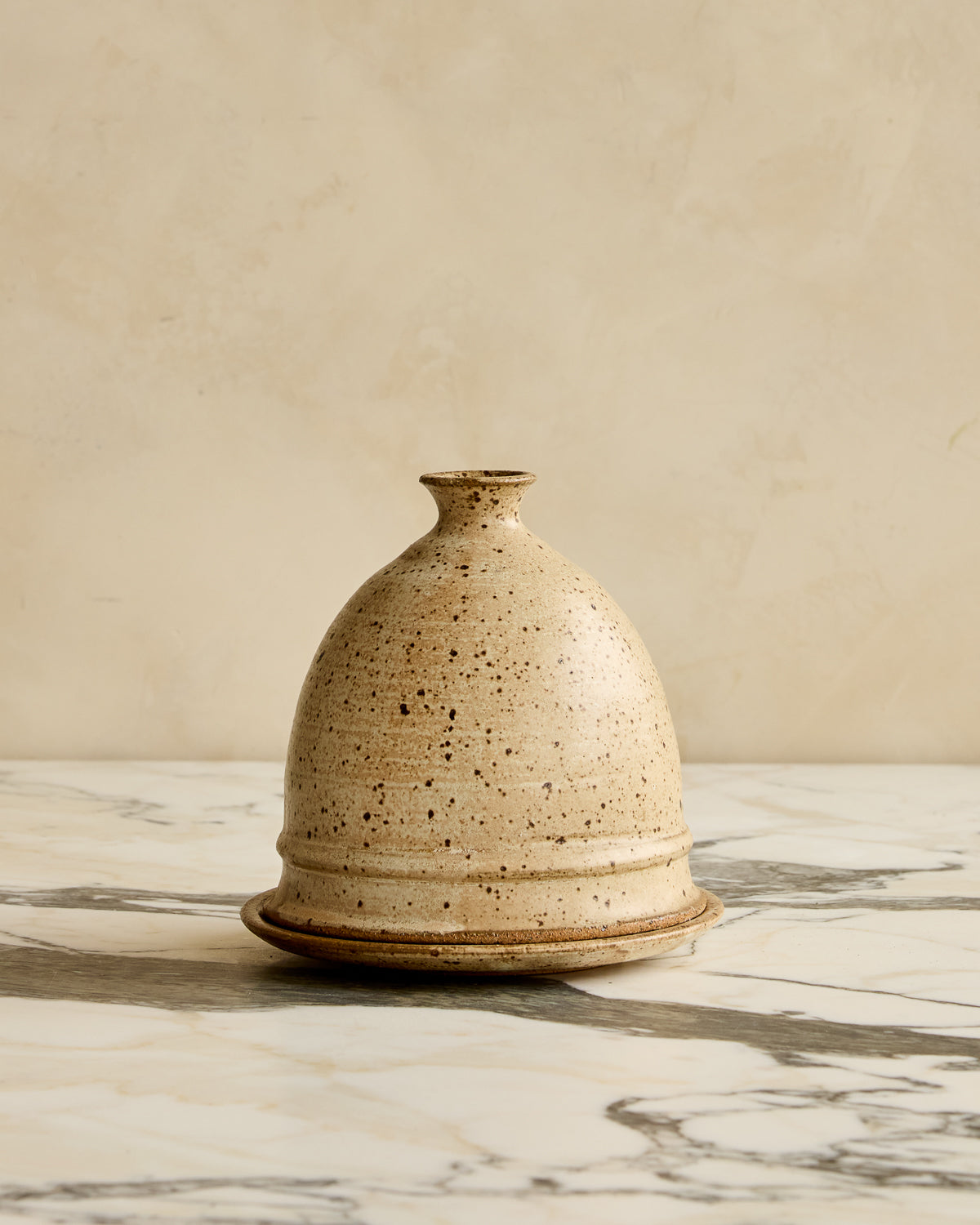 Speckled Earthenware Cloche