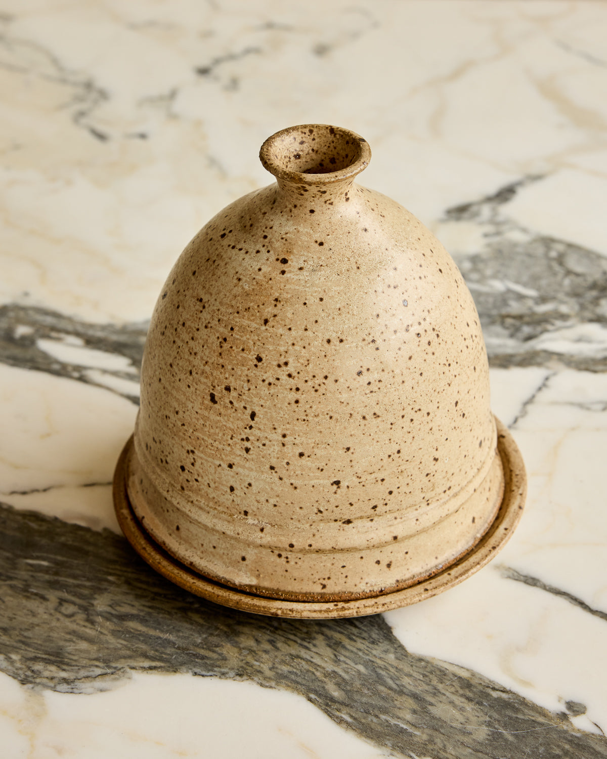 Speckled Earthenware Cloche