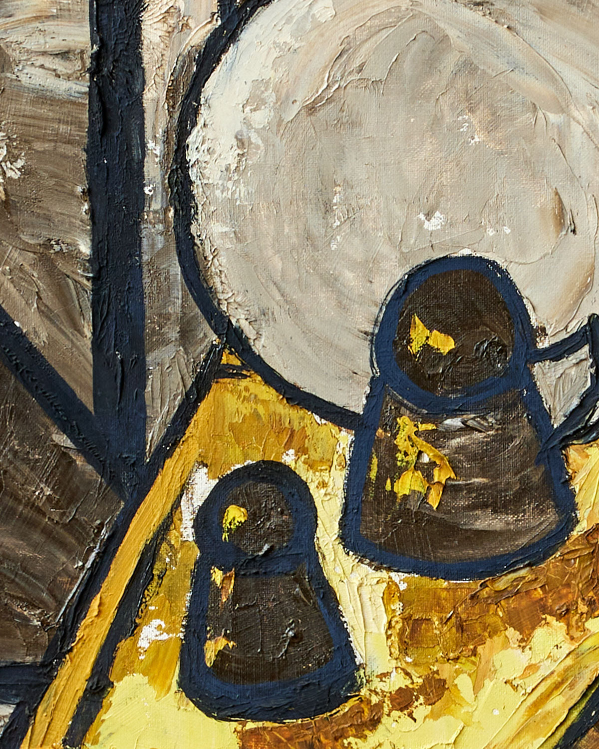 Gold Chair Abstract