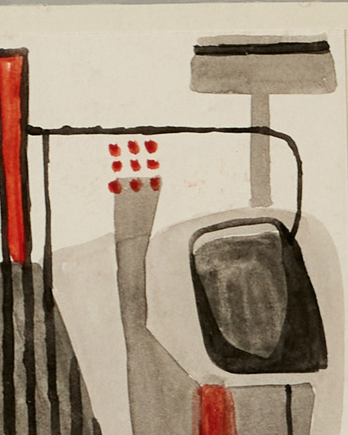 Watercolor Abstract, Dec 1969