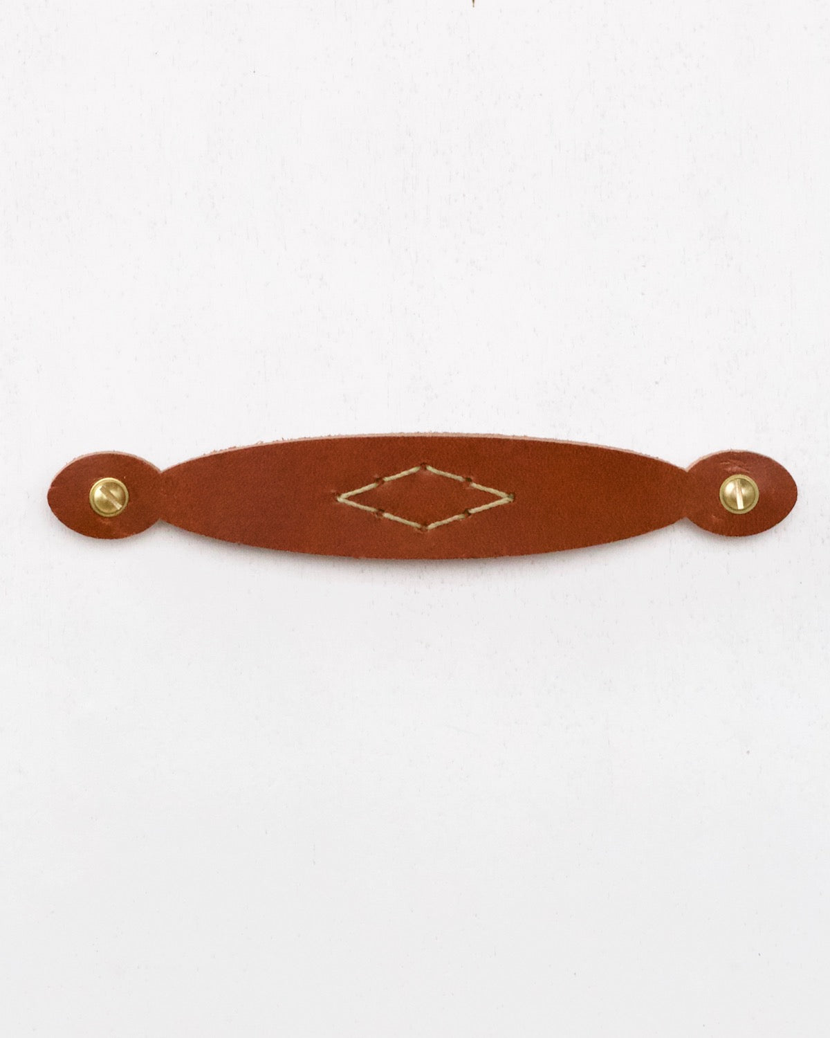 Leather Hardware Pulls - Tan