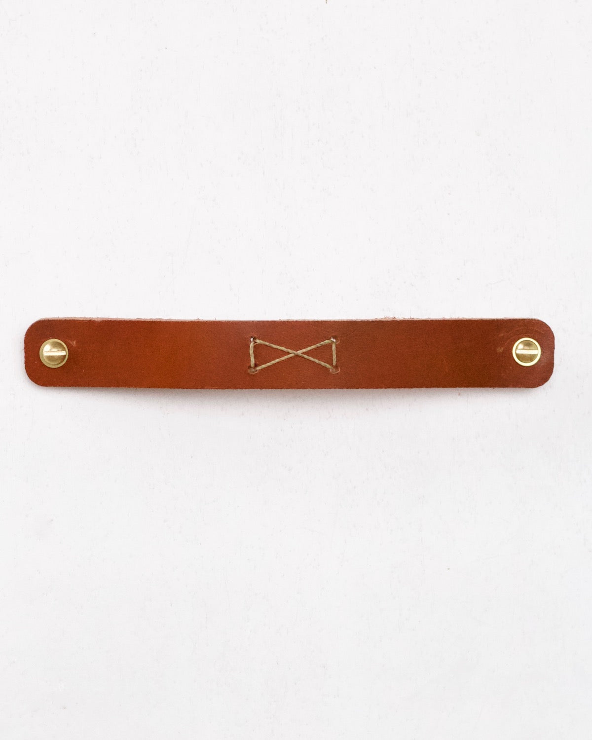 Leather Hardware Pulls - Tan