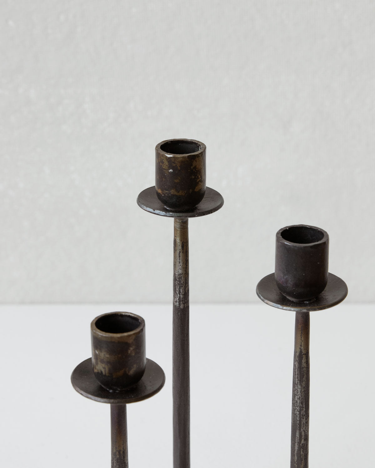 Iron Tapered Candle Holders