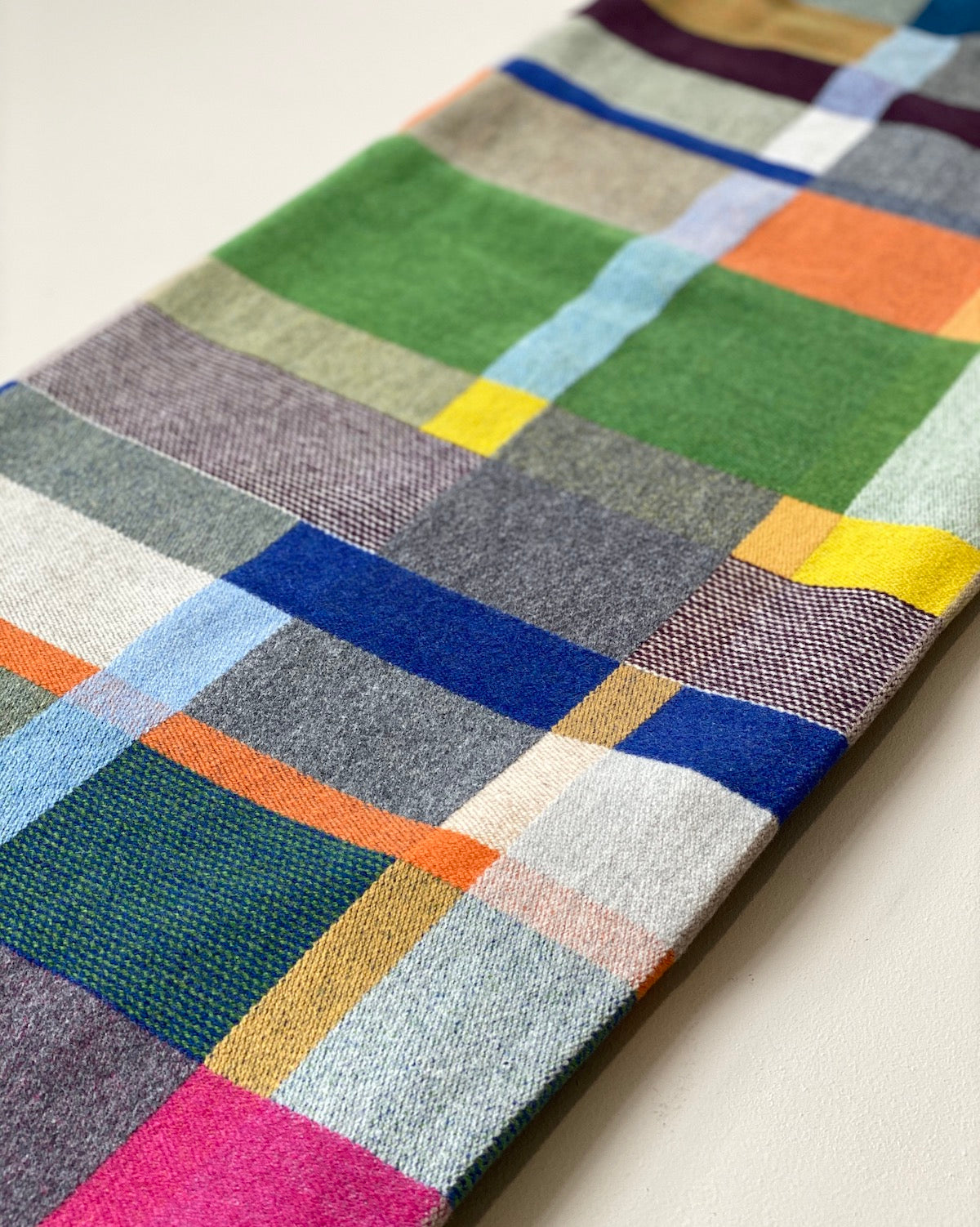 Gwynne Lambswool Block Throw