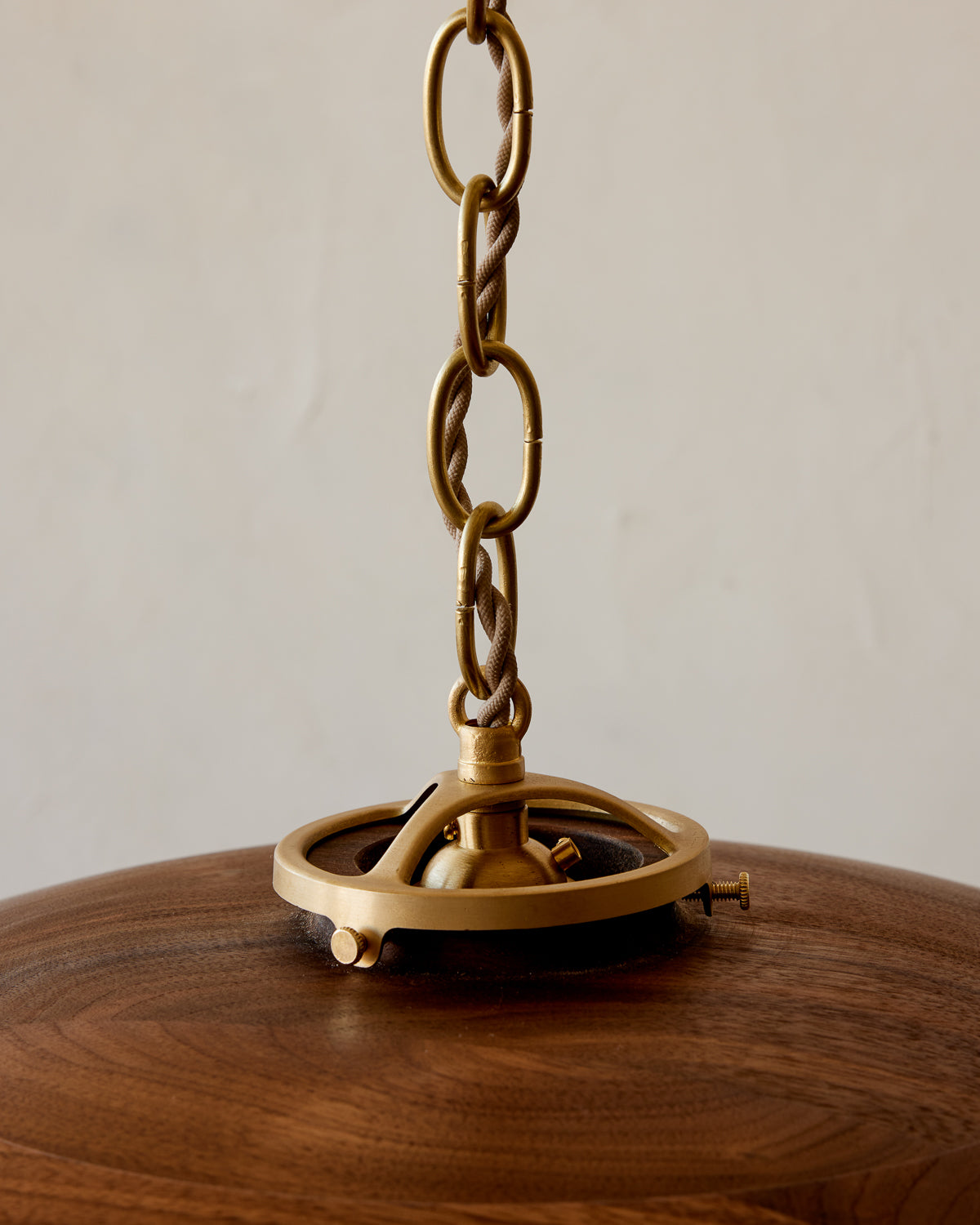 Edmund Pendant Light - 18" Black Walnut
