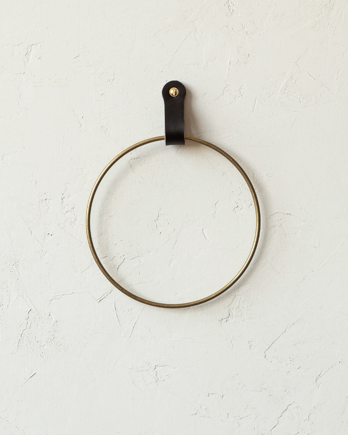 Ludlow Towel Ring - Black