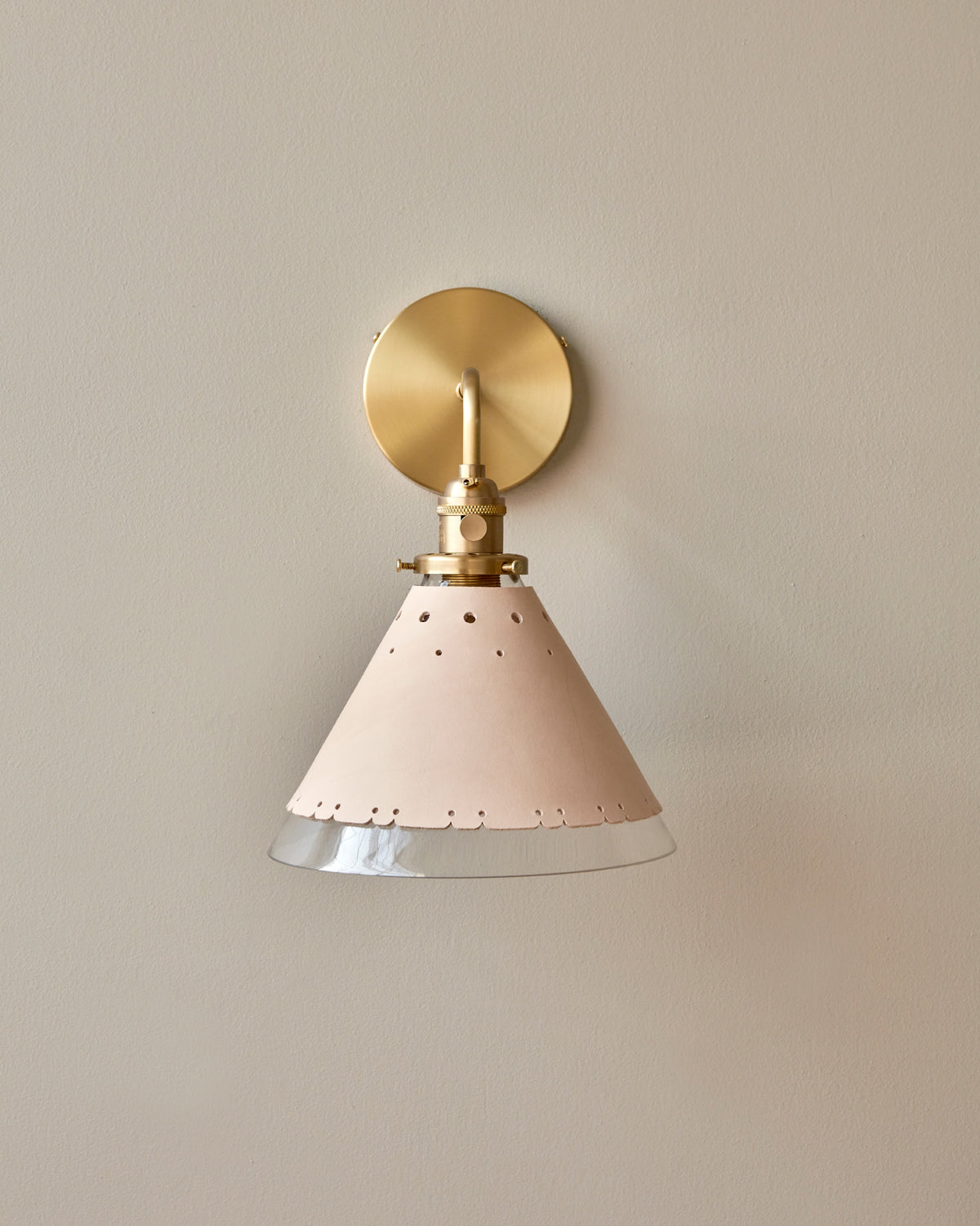 Brushed Satin Brass Sample