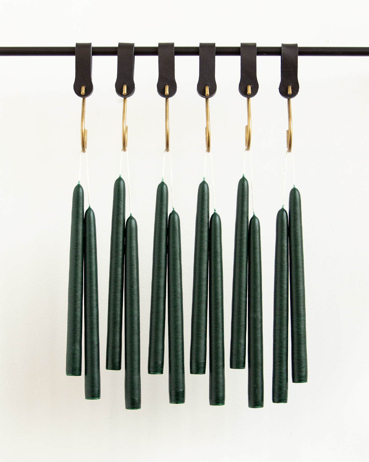 Hunter Green Taper Candles