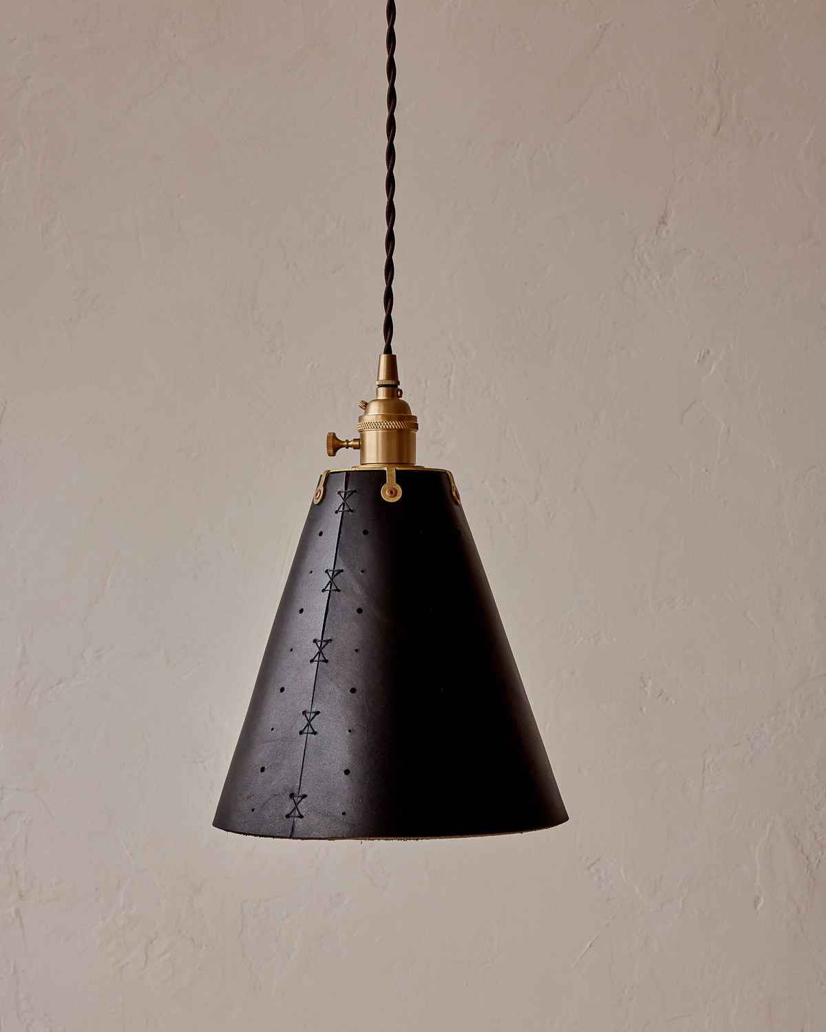 Sarah Cone Pendant - Black