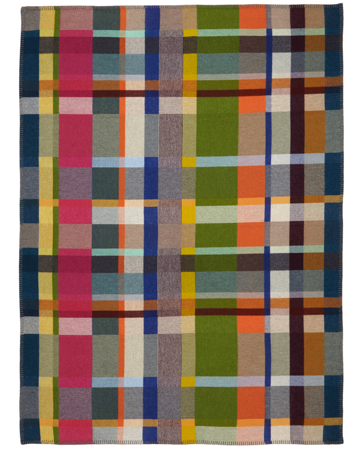 Gwynne Lambswool Block Throw