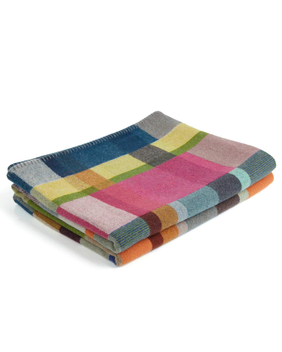 Gwynne Lambswool Block Throw