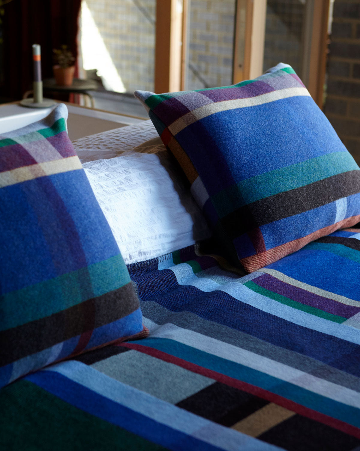 Antoni Lambswool Block Pillow