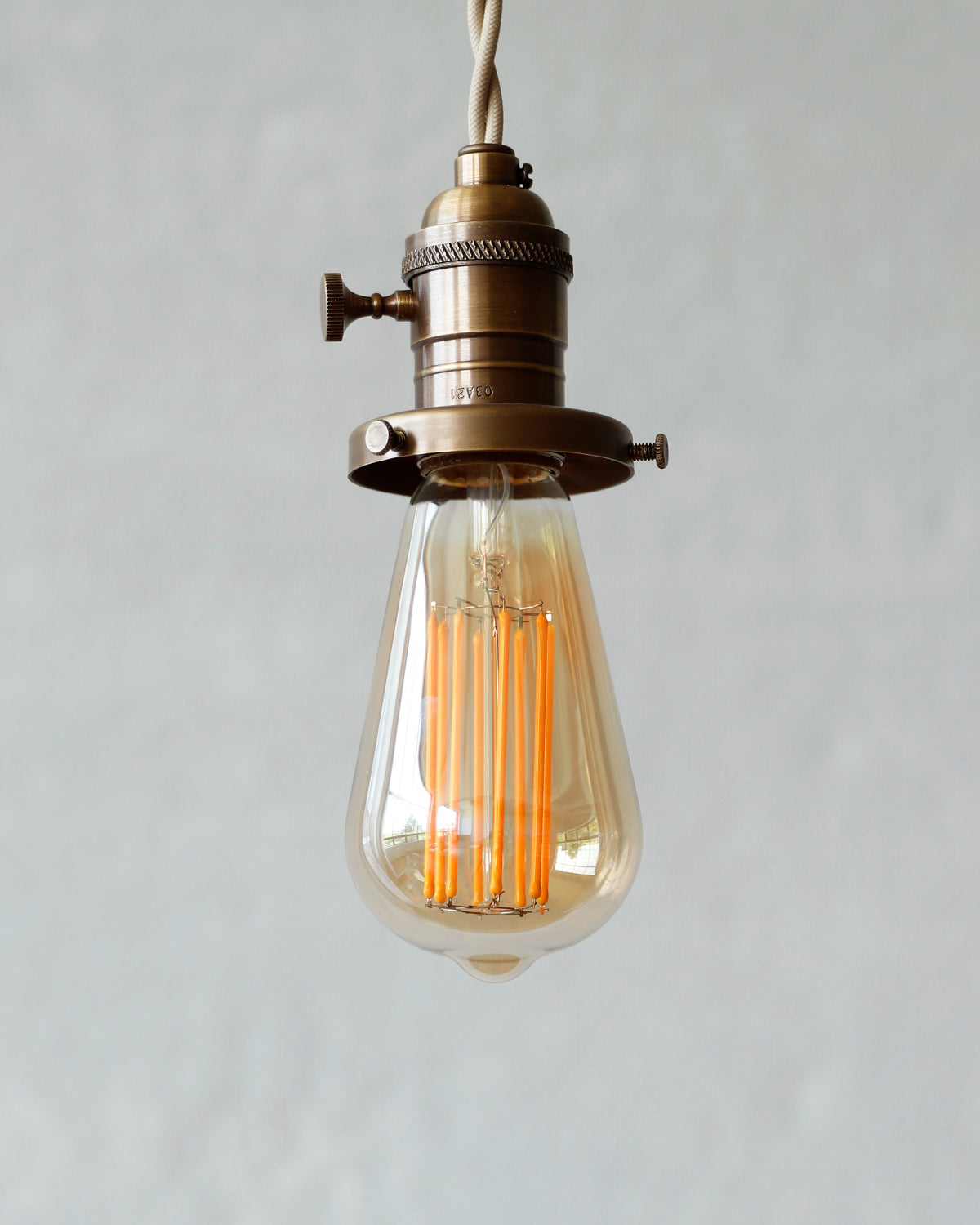 Squirrel Cage 3 Watt Lightbulb - Tinted