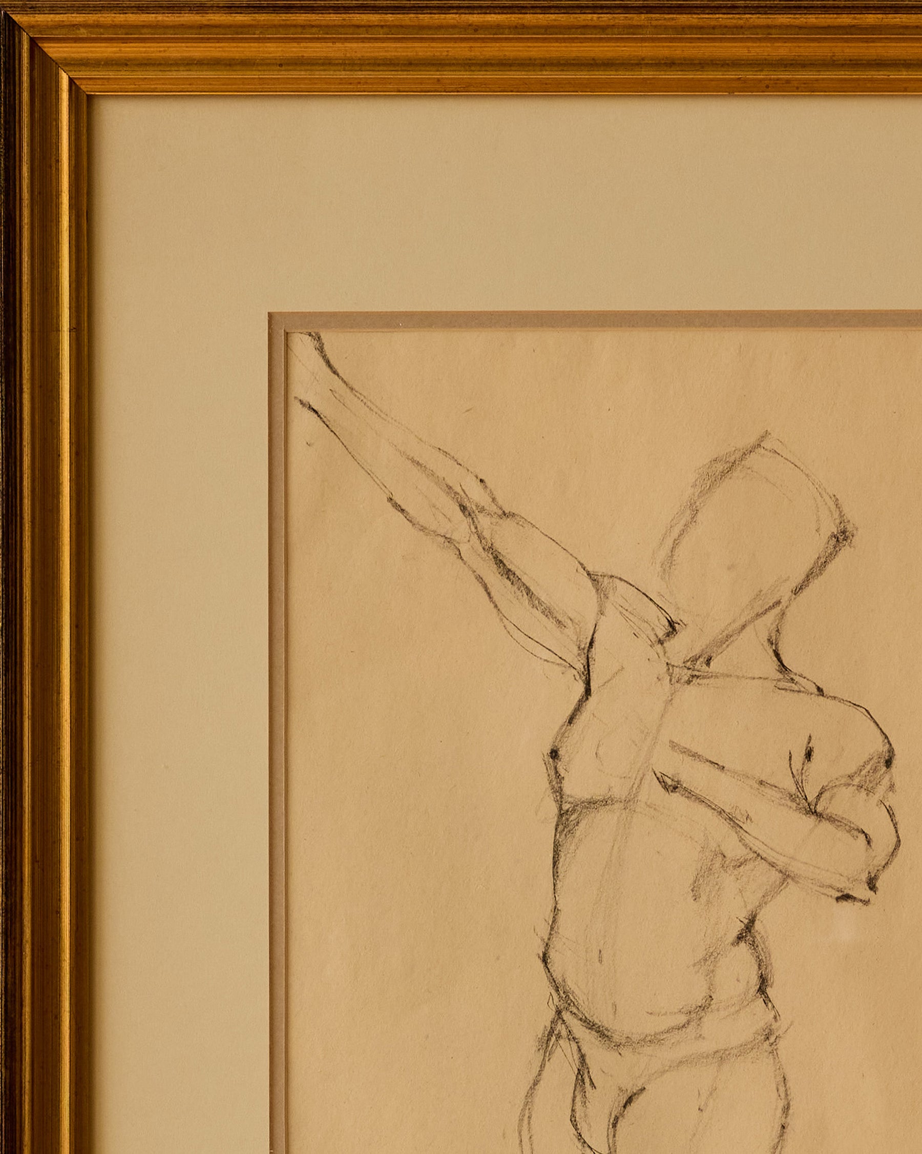 1950s Athletic Figure Study II