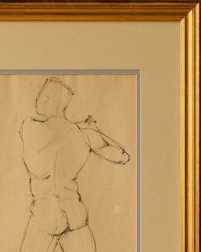 1950s Athletic Figure Study I