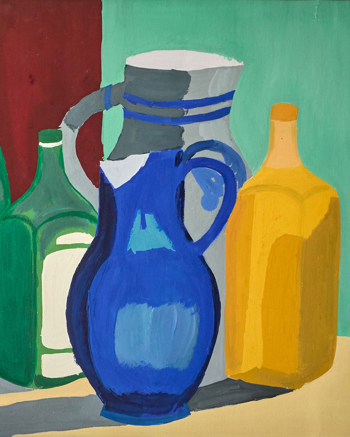 Bottles and Pitchers Still Life