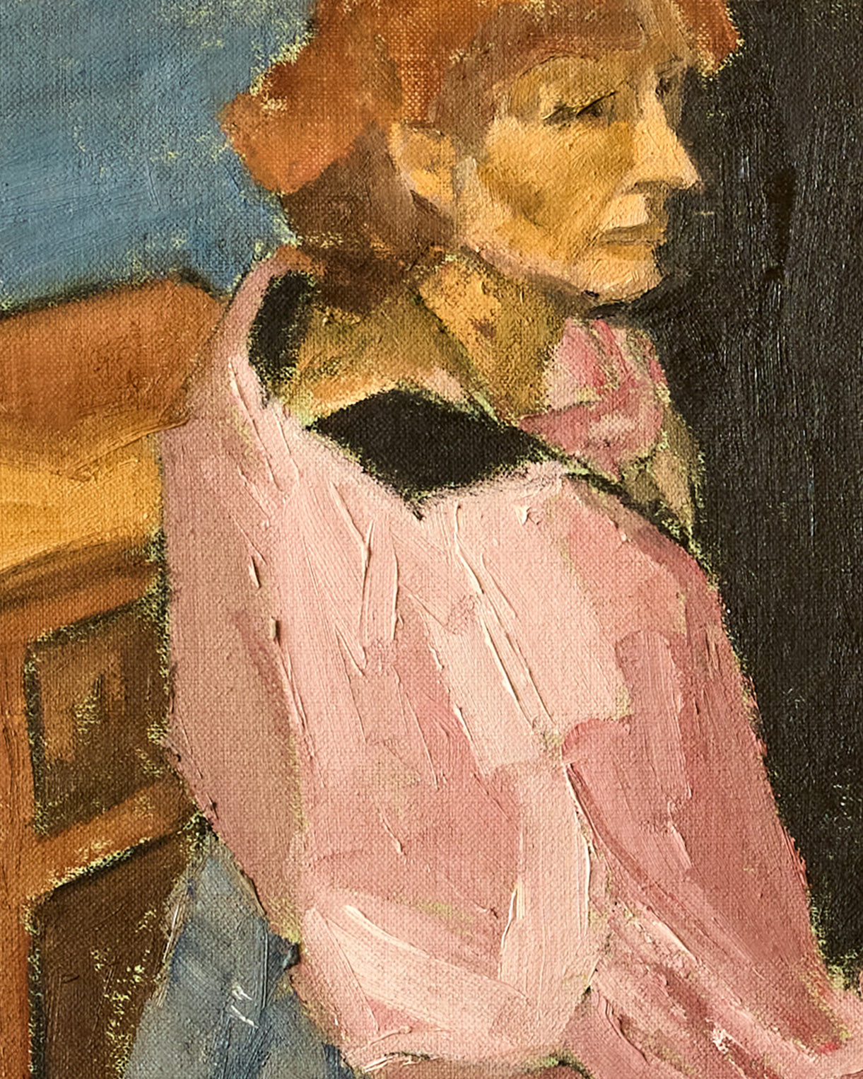 Portrait of Figure in Pink