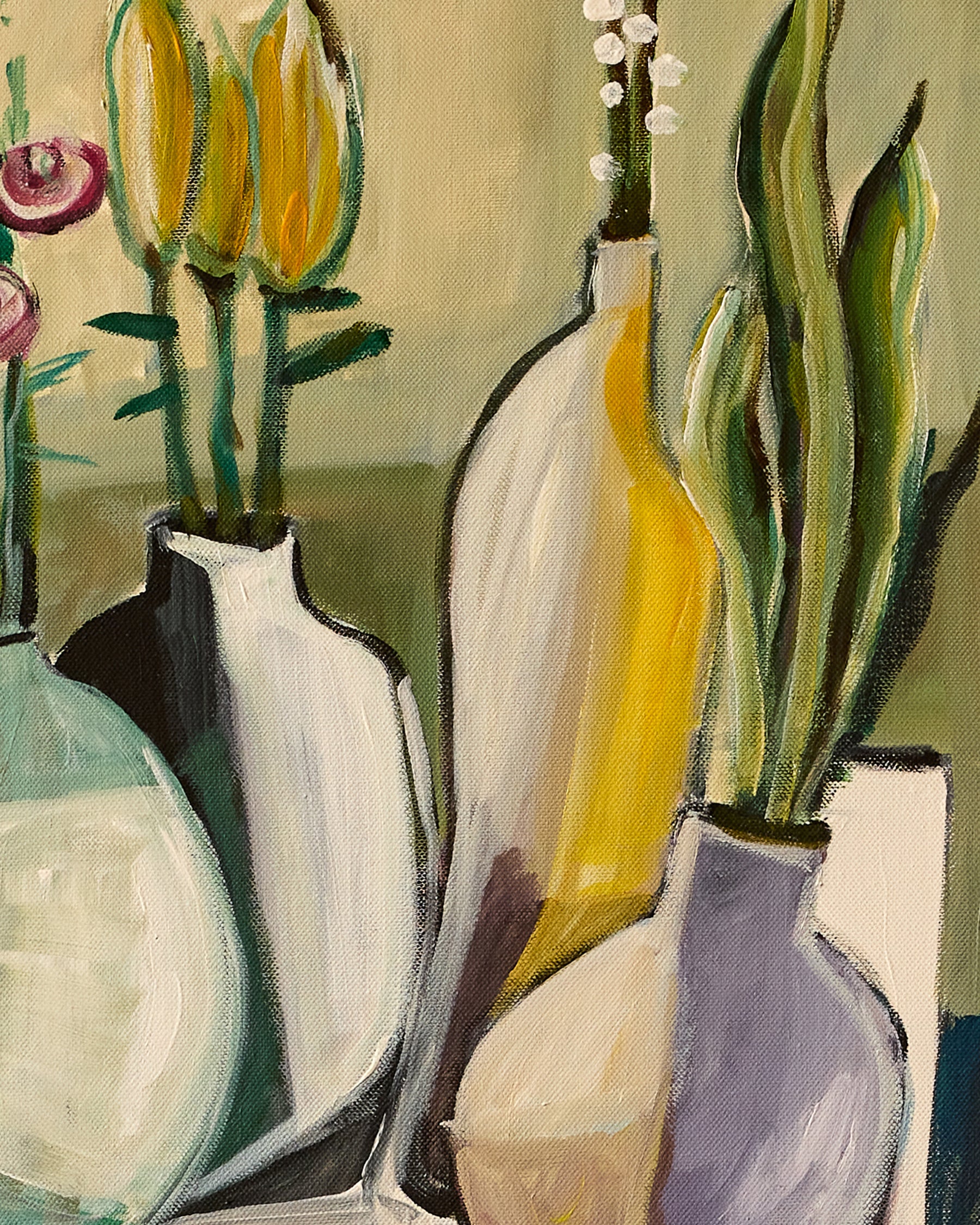 4 Vases Still Life