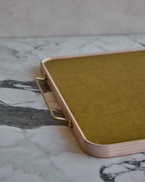 Bennett Leather Tray - Spruce