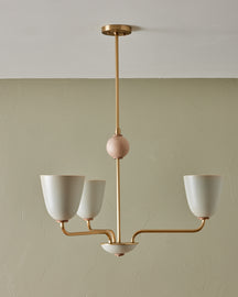 Lola Chandelier - Three Arm - Custom Drop