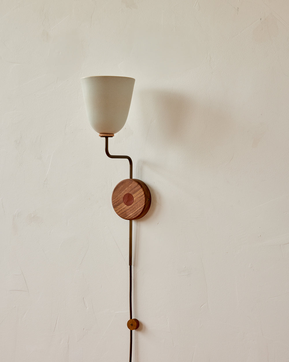 #shade-finish_robin's egg #Metal-+-Wood-Finish_Antique Brass / Black Walnut #wiring_plug-in