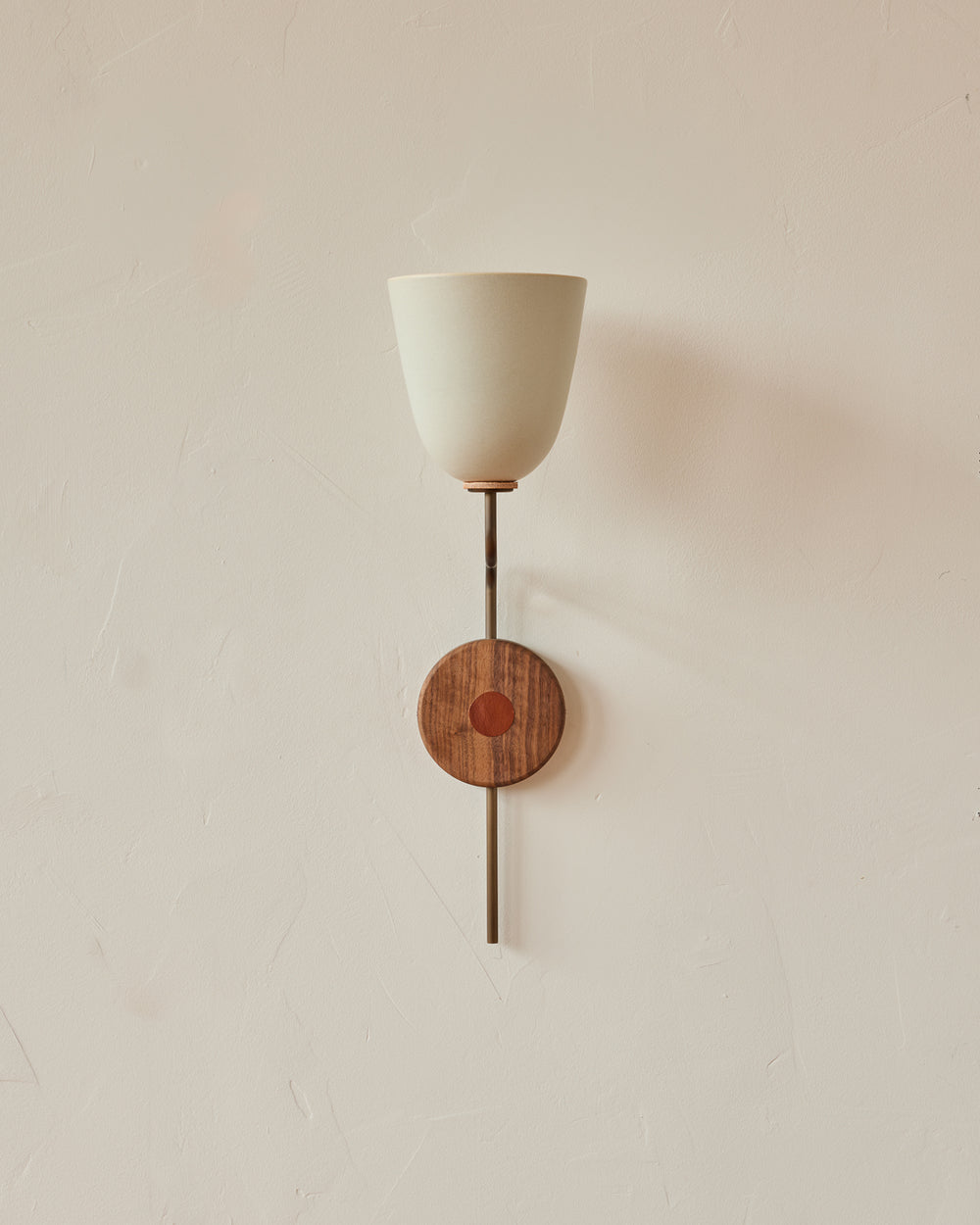 #shade-finish_robin's egg #Metal-+-Wood-Finish_Antique Brass / Black Walnut #wiring_hardwired