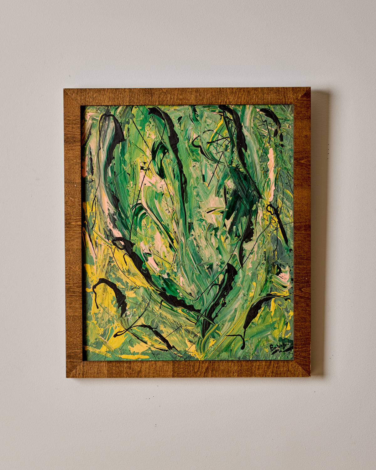 Green + Yellow Abstract