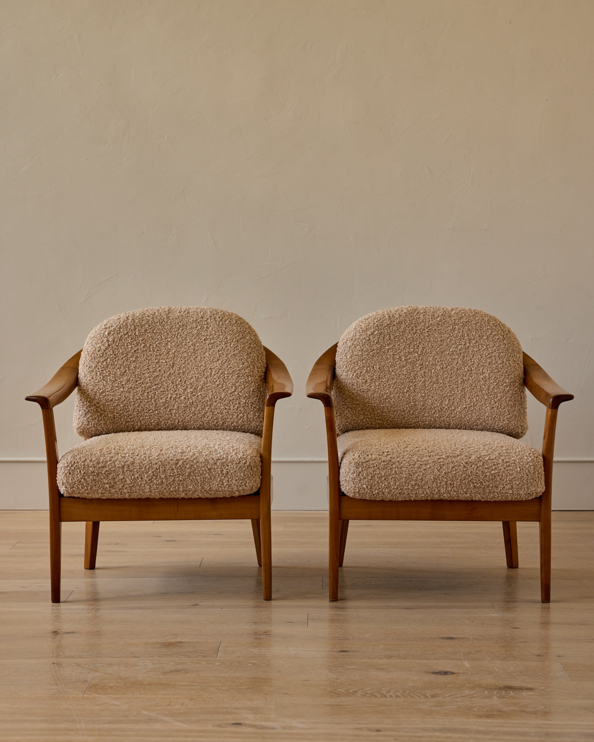 Pair of 1960s Teddy Armchairs