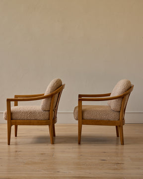 Pair of 1960s Teddy Armchairs