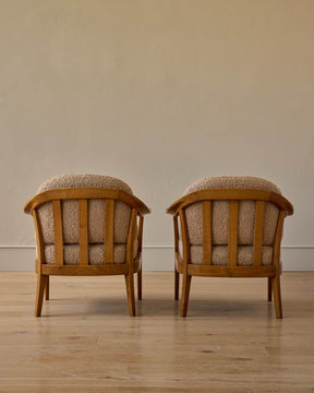 Pair of 1960s Teddy Armchairs