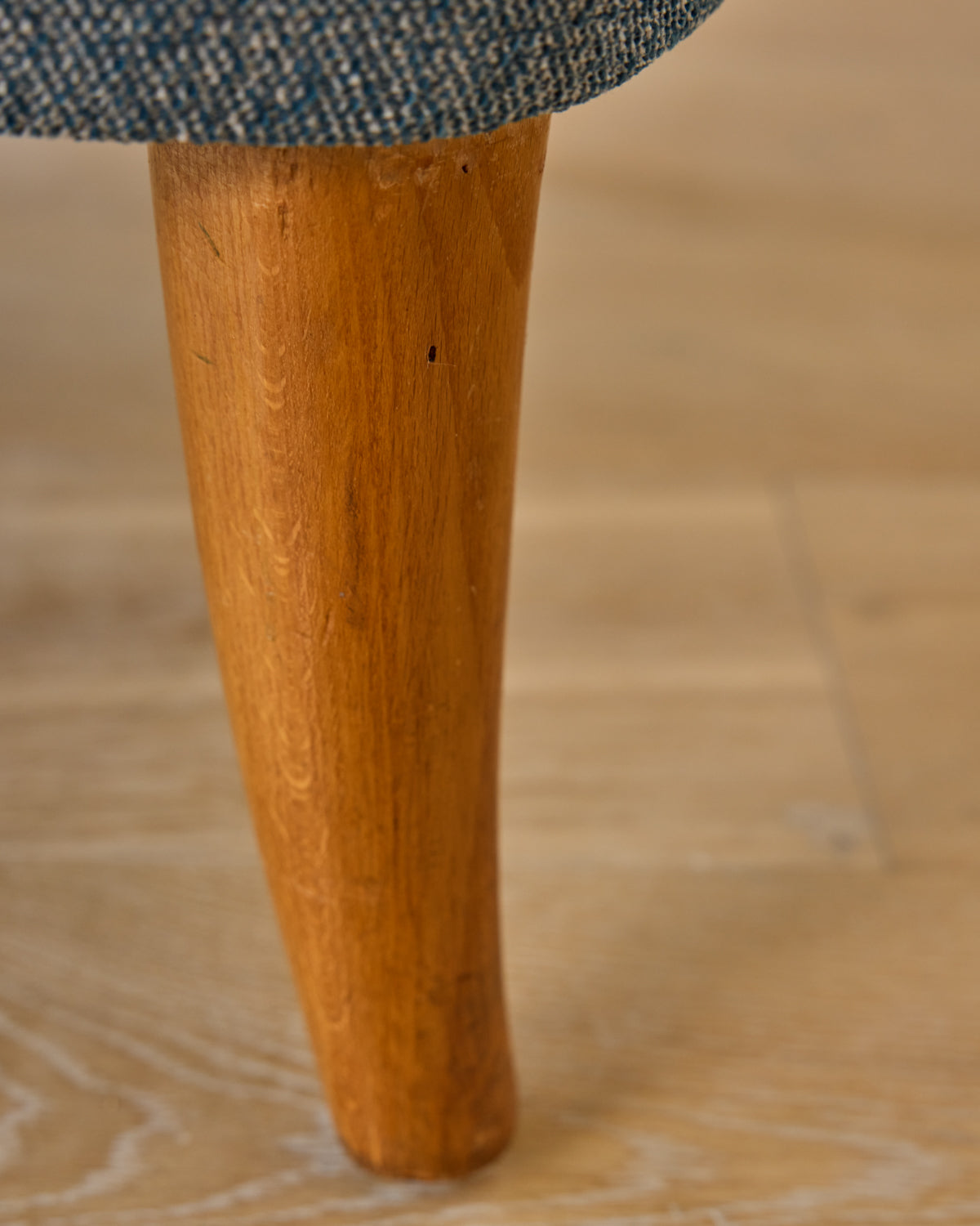 Pair of Blue Wingback Easy Chairs