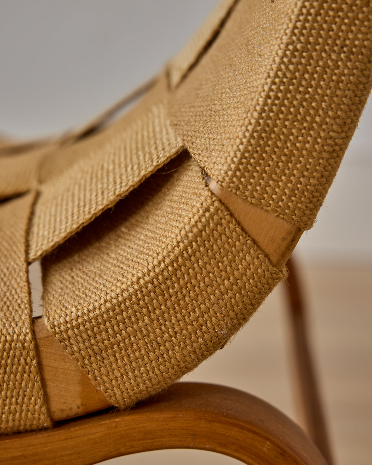 Pair of 'Eva' Beech Easy Chairs