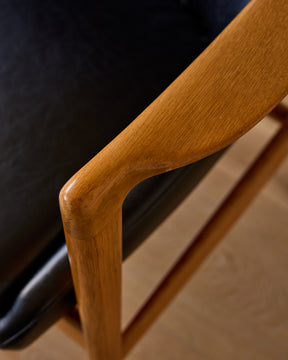 Oak Frame Easy Chair