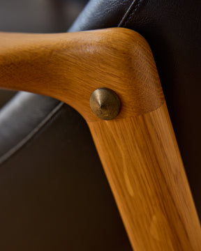 Oak Frame Easy Chair