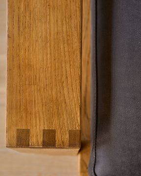 Pair of Oak Lounge Chairs