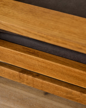 Pair of Oak Lounge Chairs