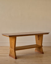 Red Marble Console Table