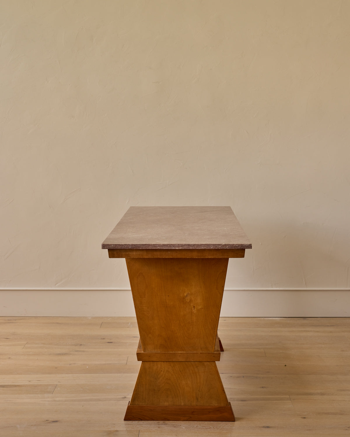 Red Marble Console Table