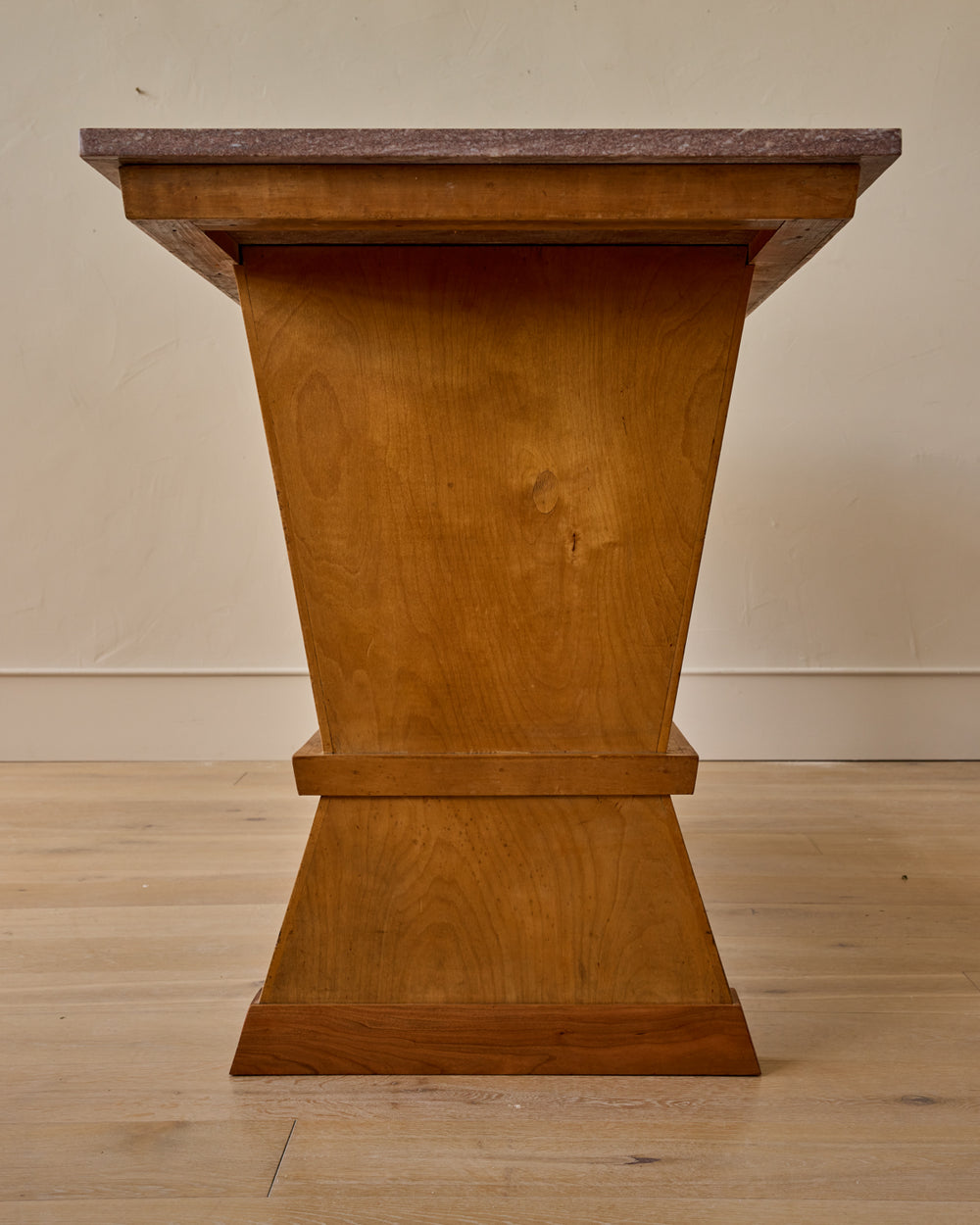 Red Marble Console Table