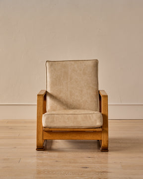 Shopmade Lounge Chair in Au Lait Leather