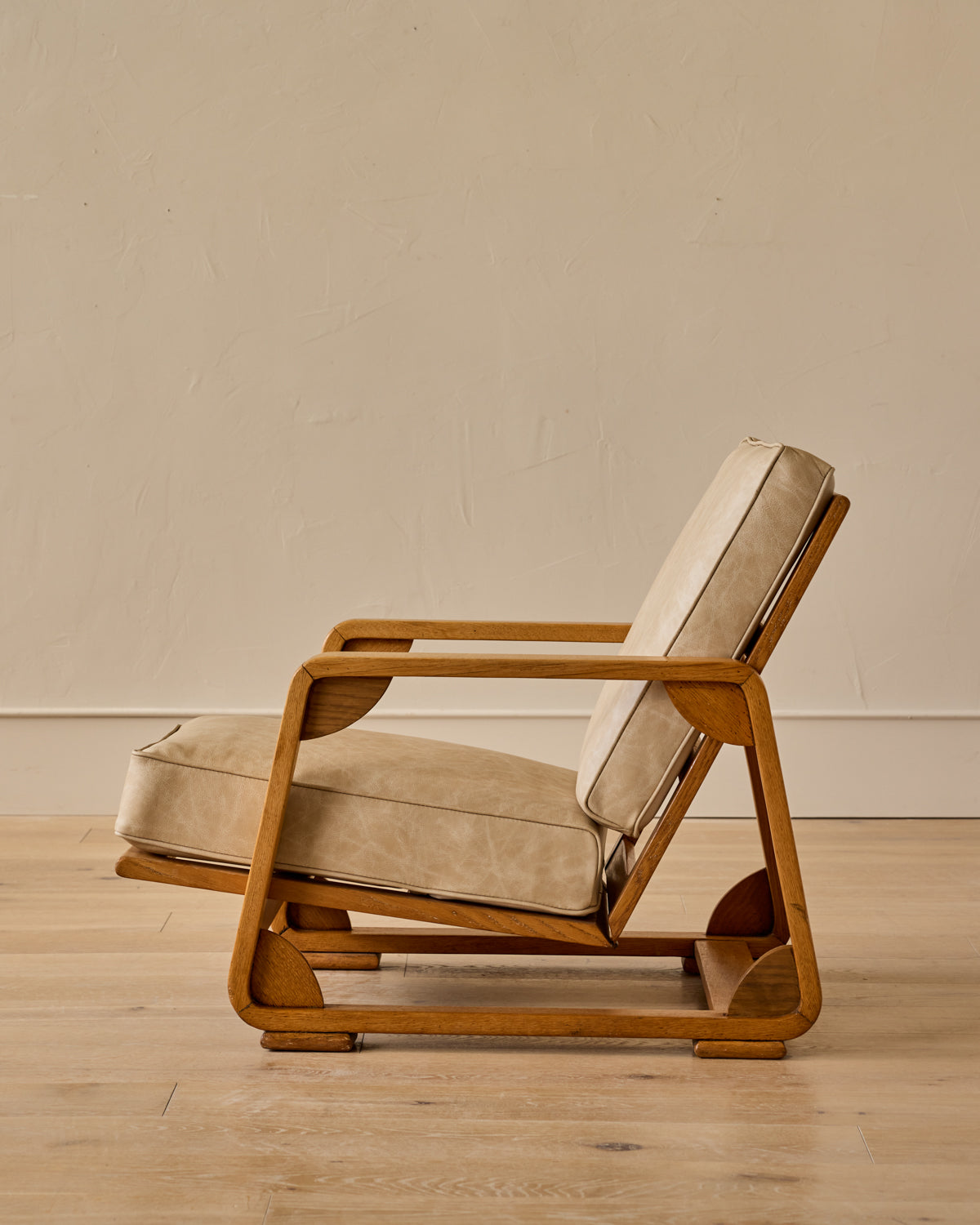Shopmade Lounge Chair in Au Lait Leather