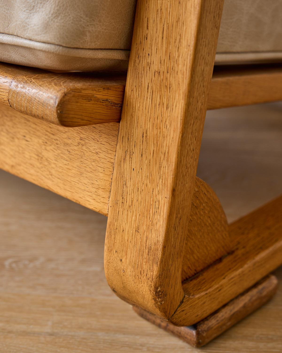 Shopmade Lounge Chair in Au Lait Leather