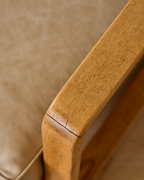 Shopmade Lounge Chair in Au Lait Leather