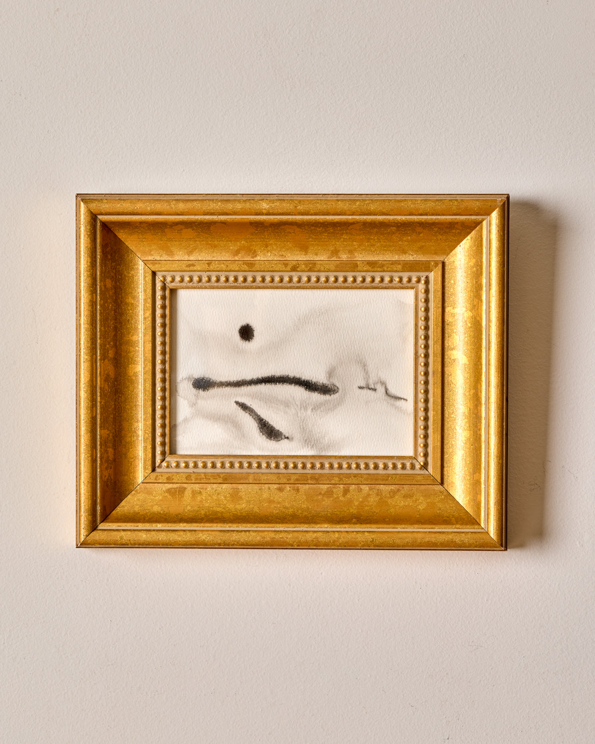 Abstract in Gold Frame VIII